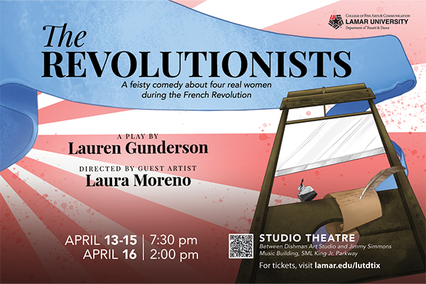 ĻӰ Department of Theatre and Dance presents The Revolutionists