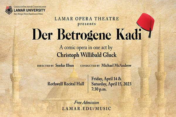 ĻӰ Opera Theatre to present “Der Betrogene Kadi”